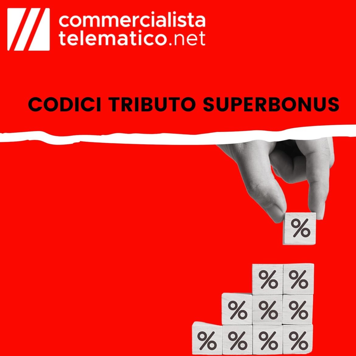 Codici tributo Superbonus