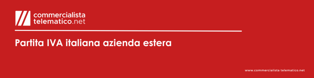 Partita iva italiana azienda estera