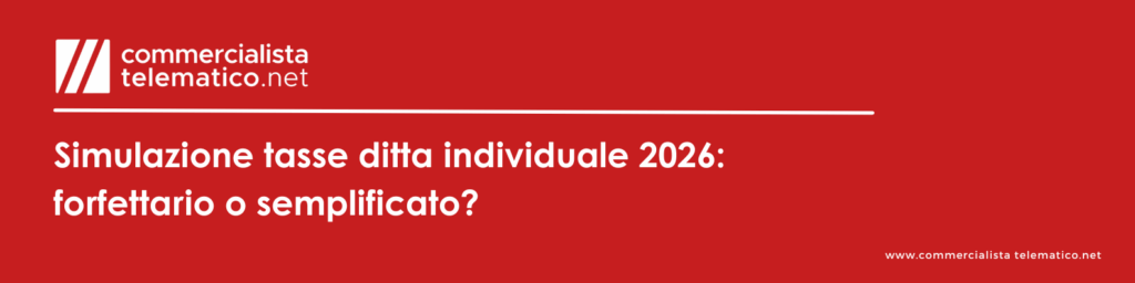 simulazione tasse ditta individuale